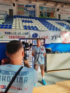 Reprezentativac Srbije posjetio učesnike kampa na Jahorini